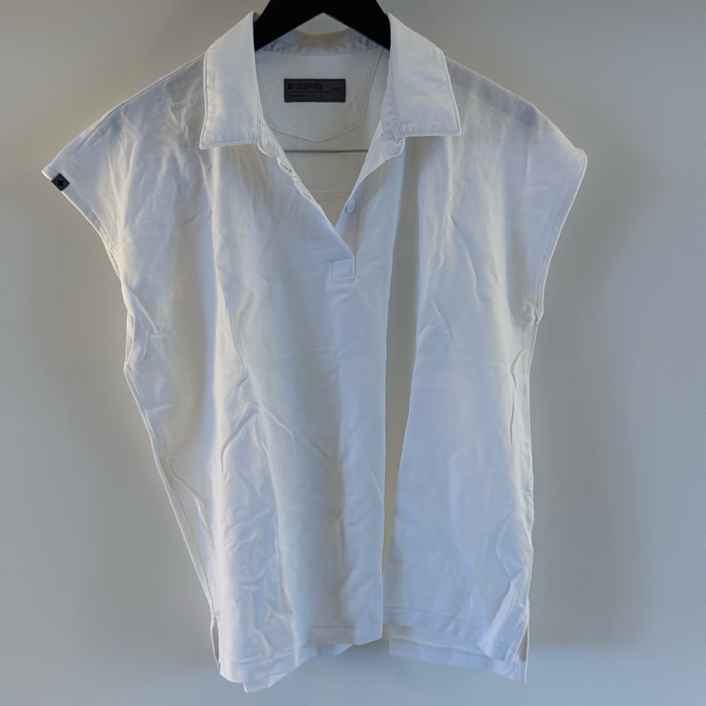 Figs Pro Polo Shirt in White